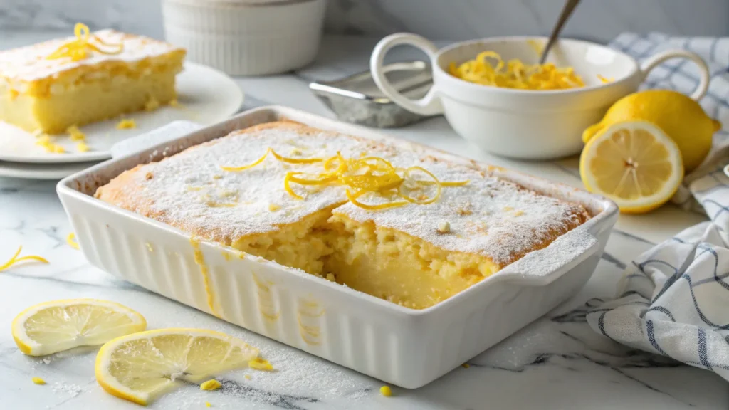 5-Ingredient Lemon Dump Cake