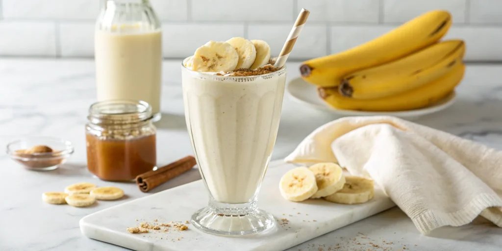 Banana Milkshake Without Ice Cream