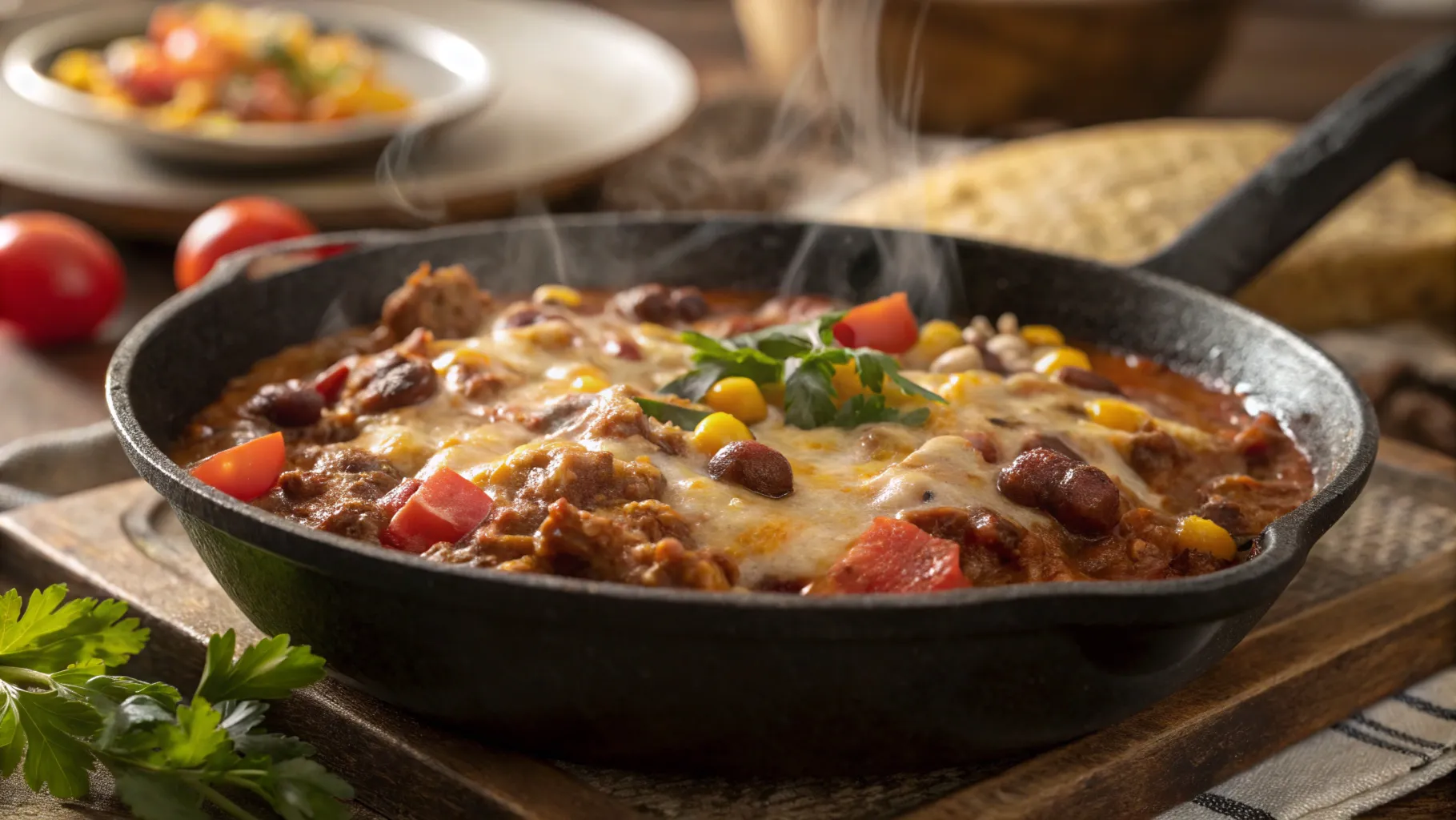 Cheesy Enchilada Chili