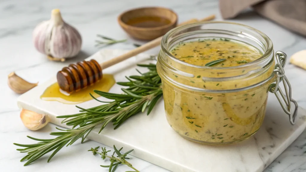Rosemary Honey Garlic Butter Sauce