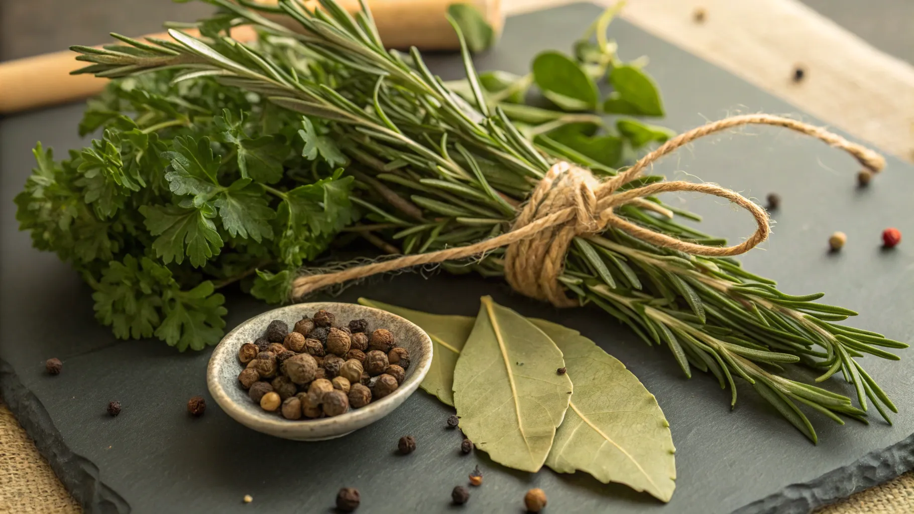 fresh-thyme-parsley-bay-leaves-for-broth