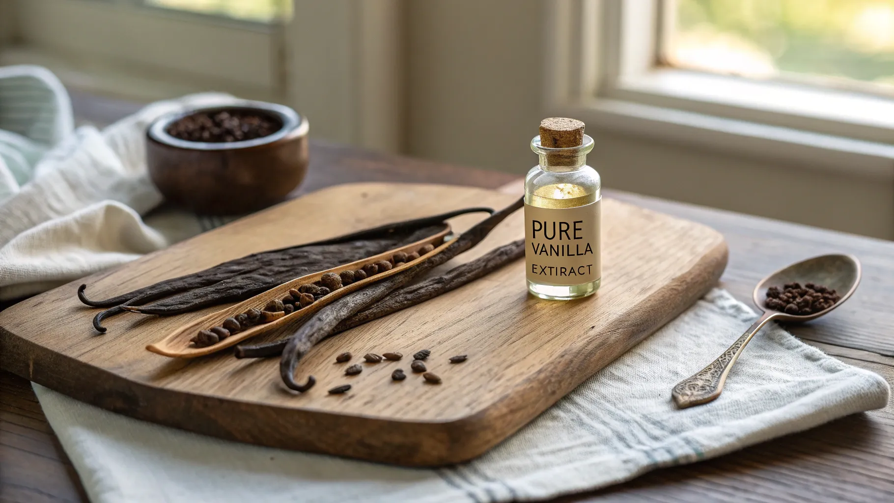 dried-vanilla-pods-beans. Hot Vanilla Drink