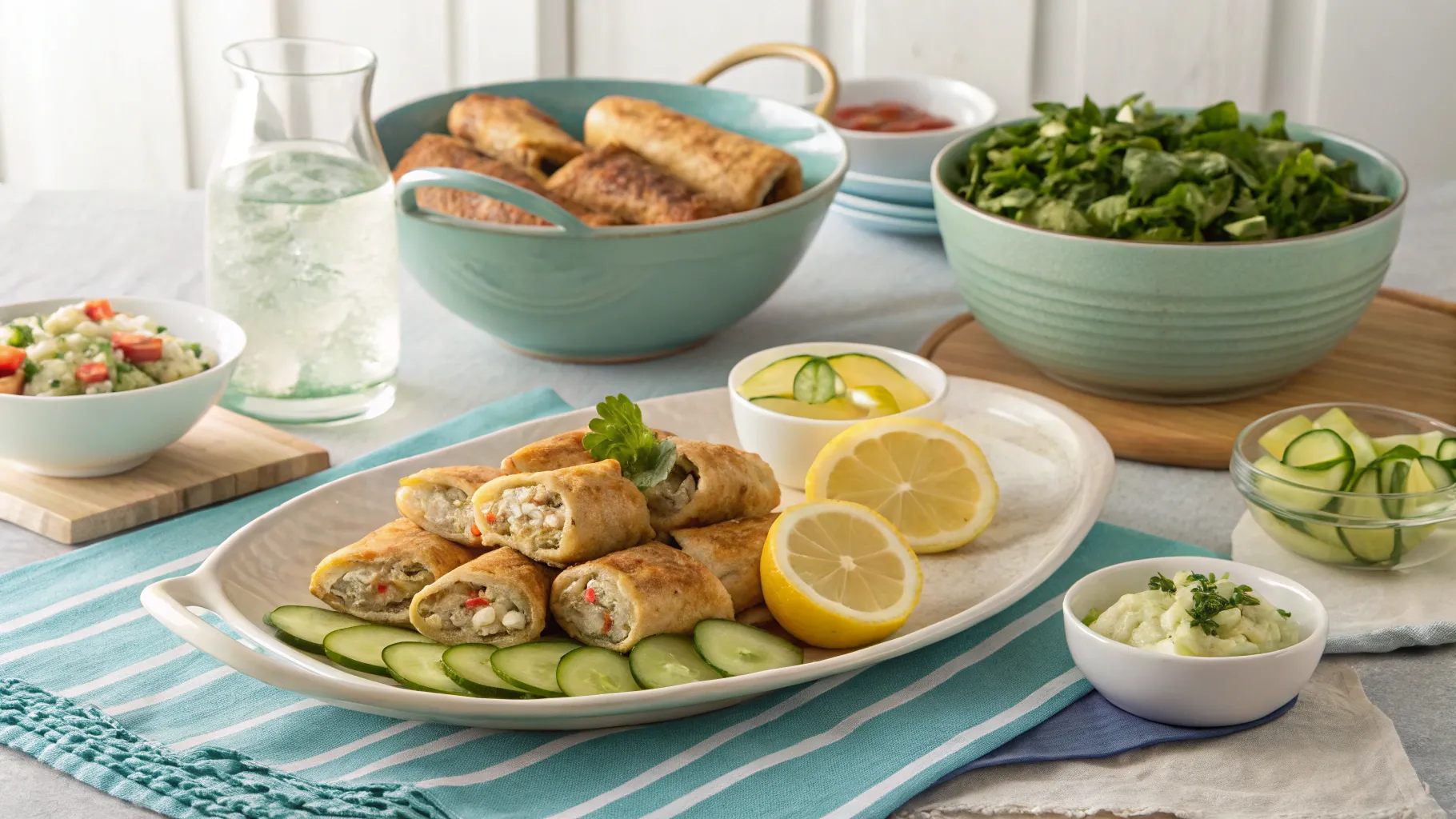 What to Serve with Crab Cake Egg Rolls