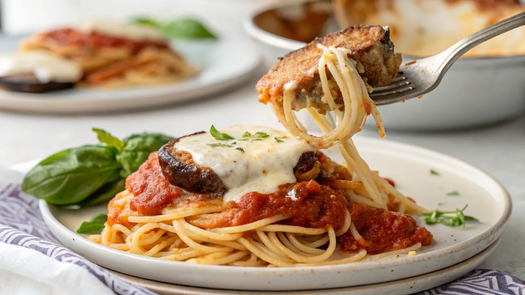 a-fork-lifting-a-bite-of-eggplant-parmesan-pasta