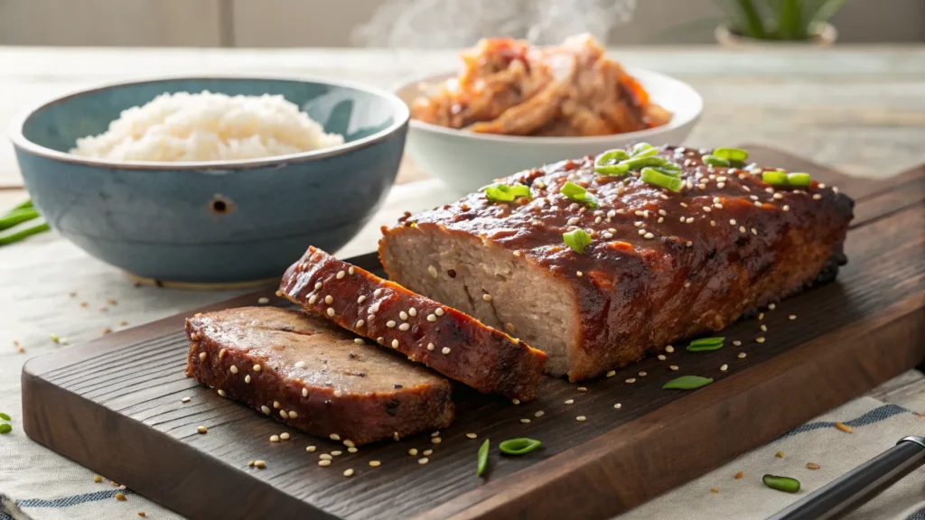 Sweet and Spicy Korean BBQ Meatloaf
