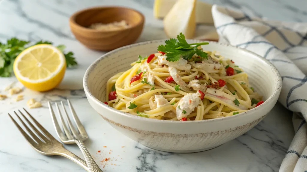 Crab Linguine