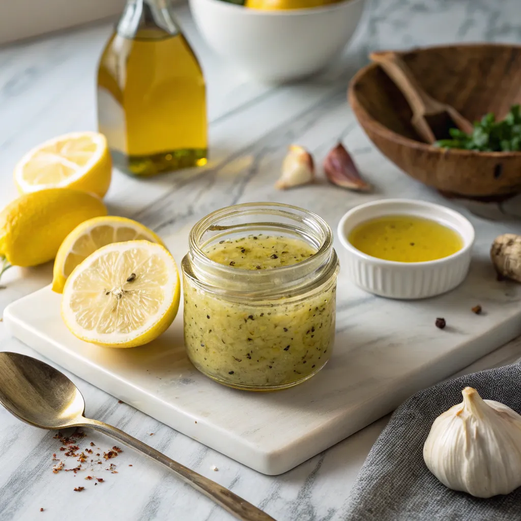 a-small-glass-jar-of-lemon-vinaigrette-dressing