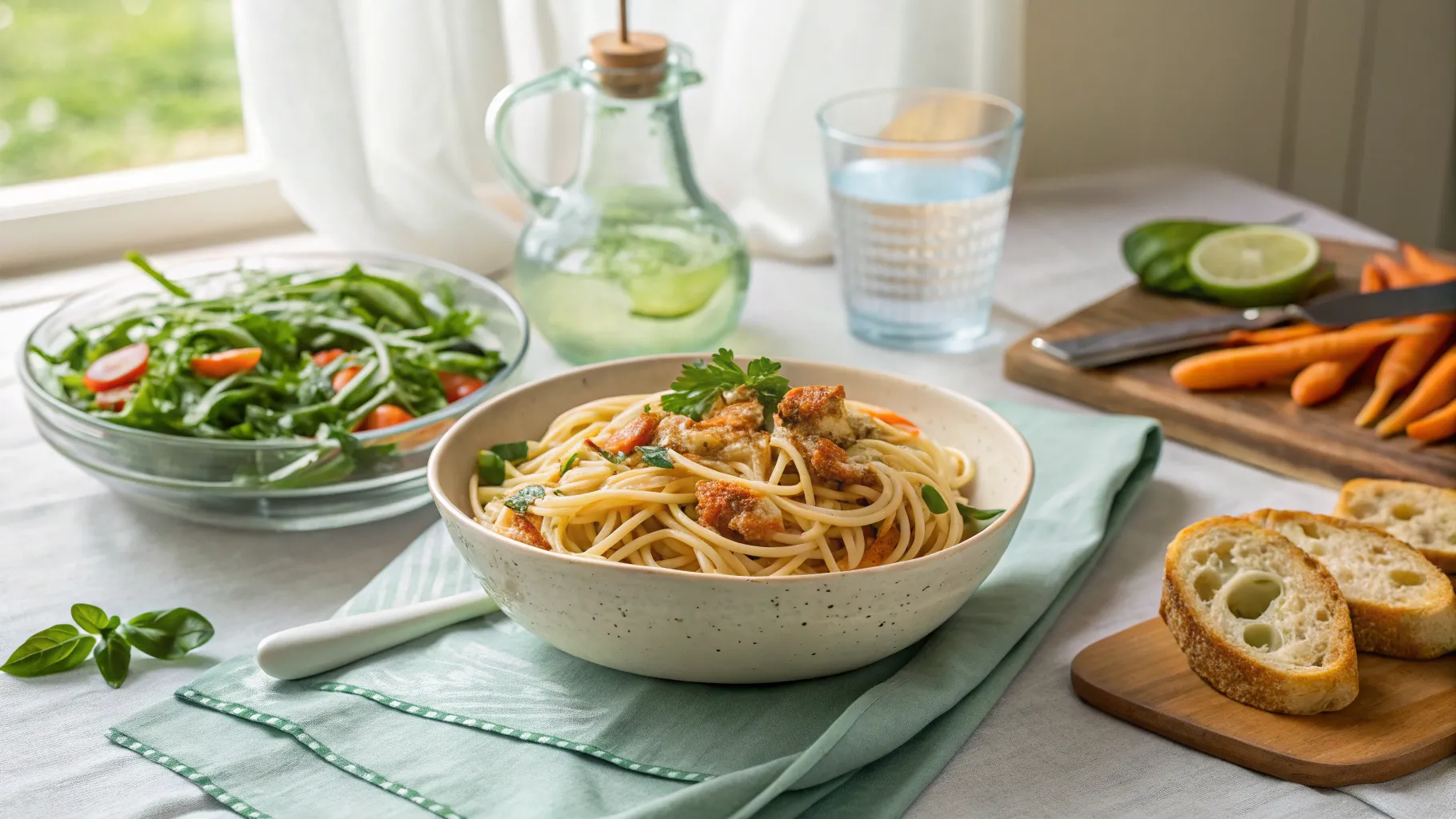 What to Serve with Crab Linguine