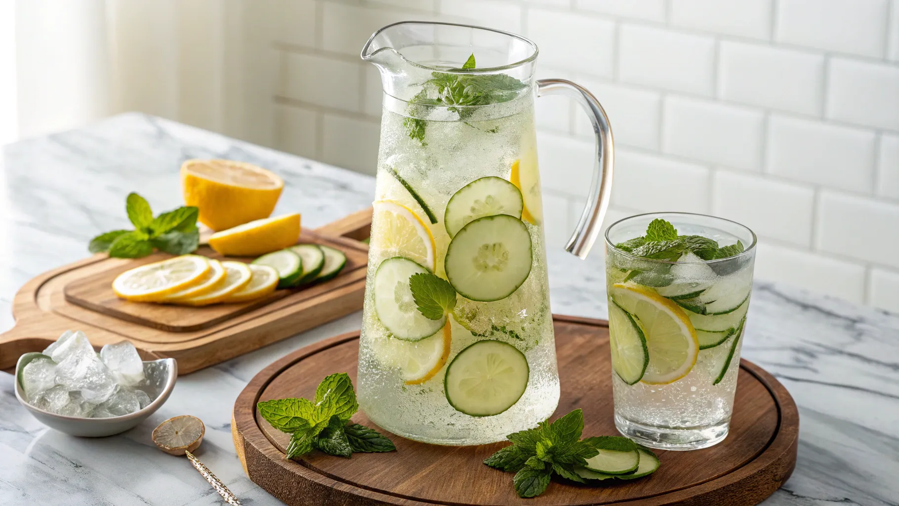 Cucumber Mint Water