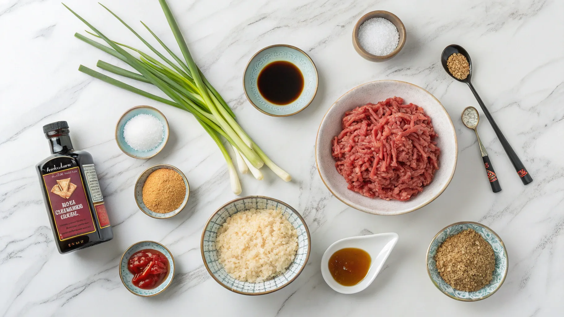 Ingredients for Sweet and Spicy Korean BBQ Meatloaf