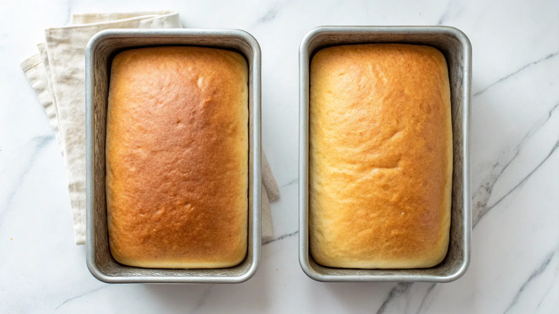 two-baked-golden-brown-laoves. Yeast and Dough