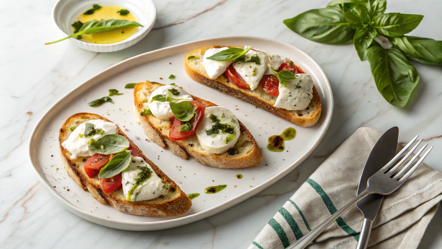 Burrata Bruschetta