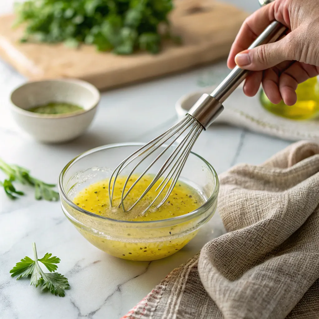 How to Make Lemon Vinaigrette Dressing