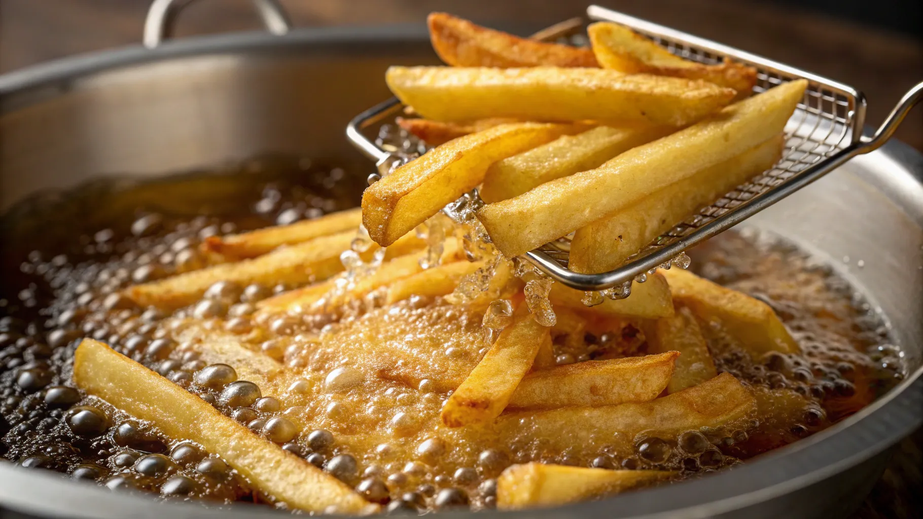Frying French Fries