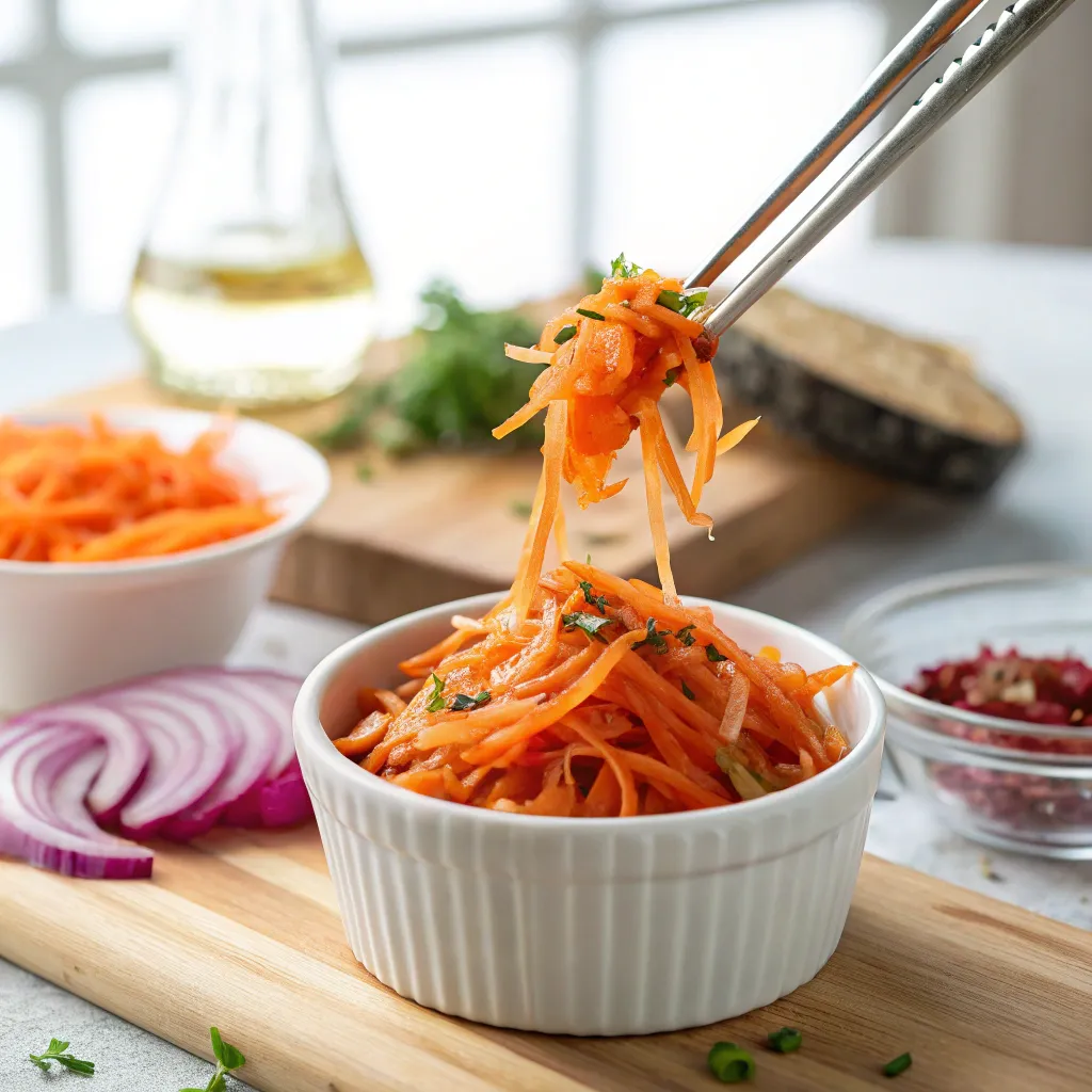 How to Serve Pickled Carrot Salad