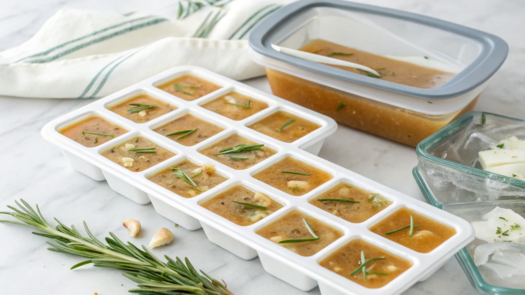 Storage of Rosemary Honey Garlic Butter Sauce