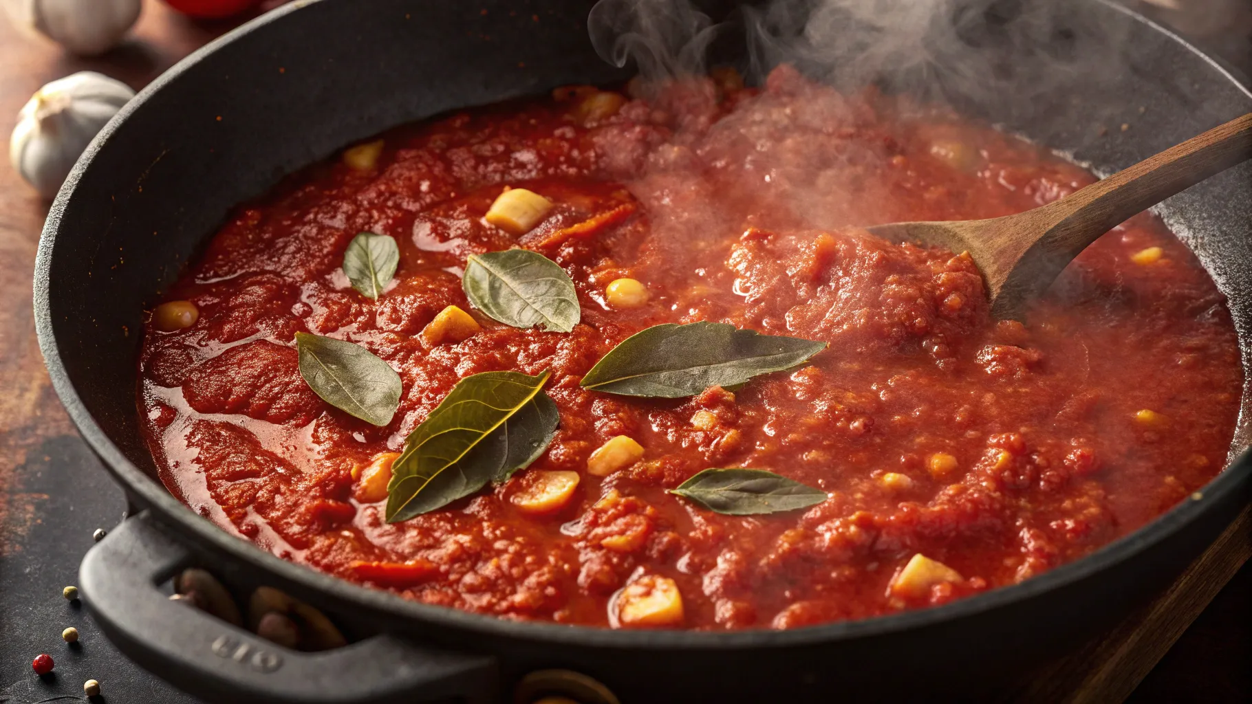 the sauce of Eggplant Parmesan Pasta