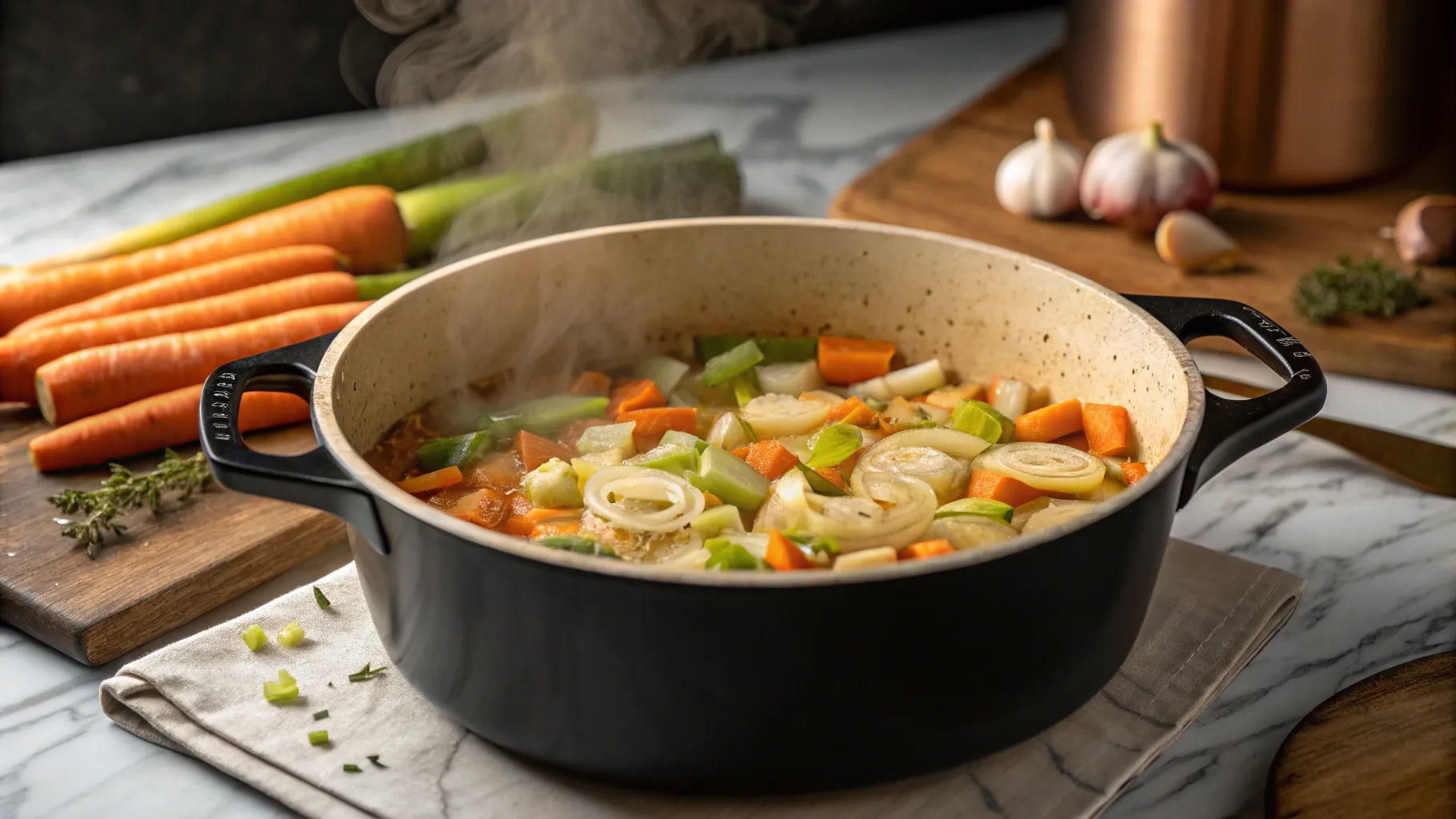 How to Make Chicken Pot Pie Soup