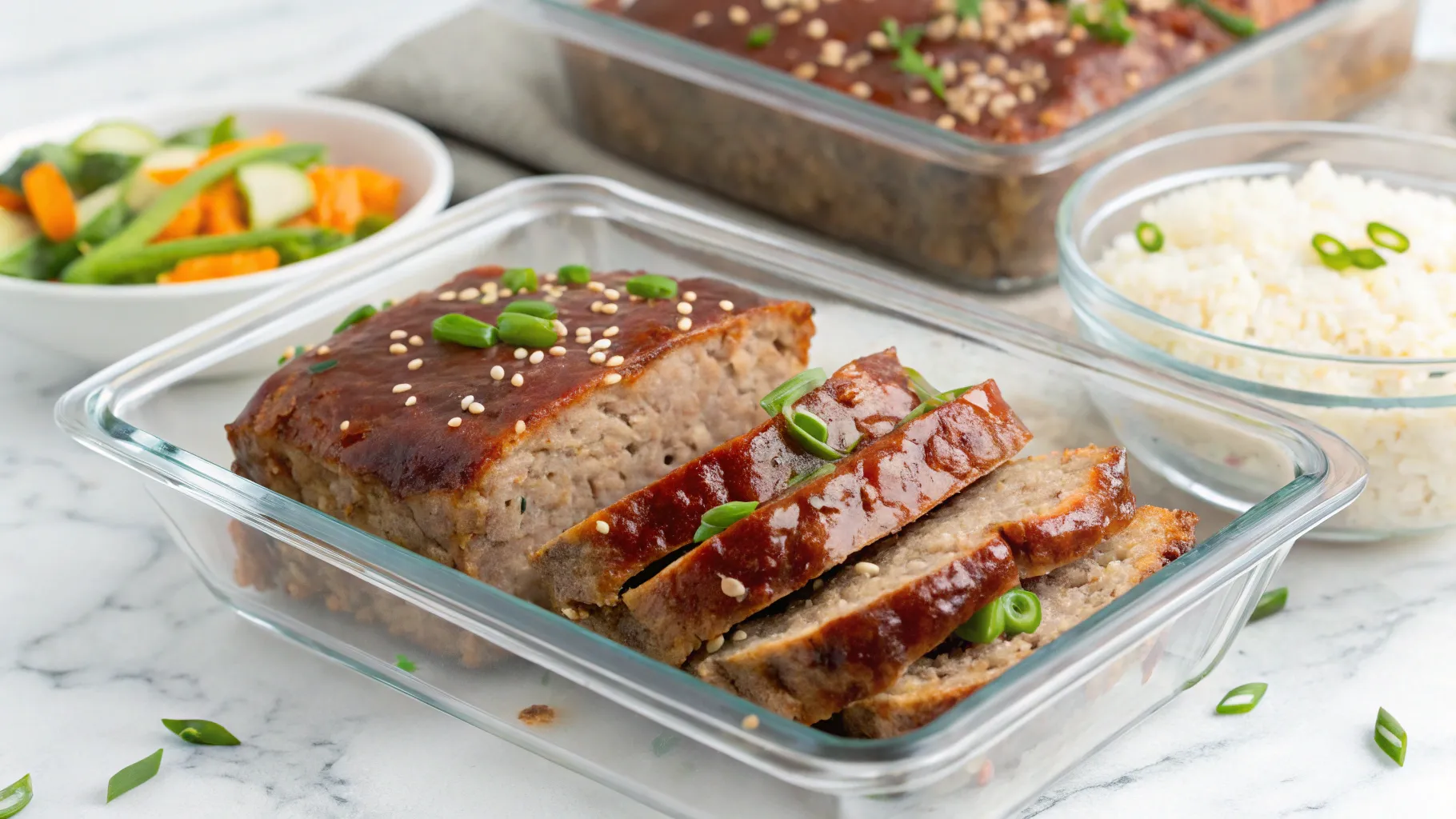 Storage of Korean BBQ Meatloaf