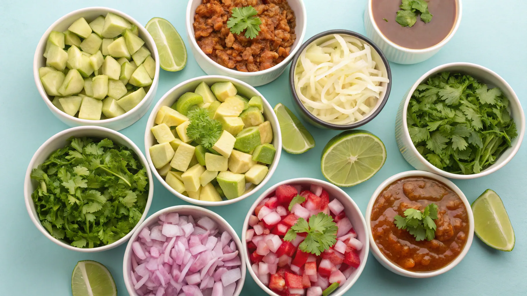 Optional toppings for Street Corn Chicken Rice Bowl