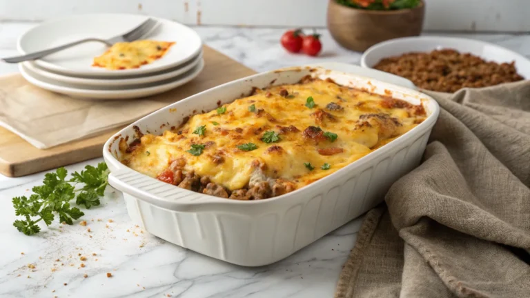 Hamburger and Potato Casserole
