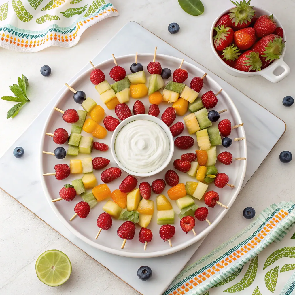 Creative Fruit Kebab Variations