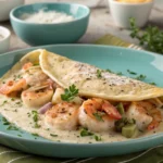 Shrimp and Scallop Crepes