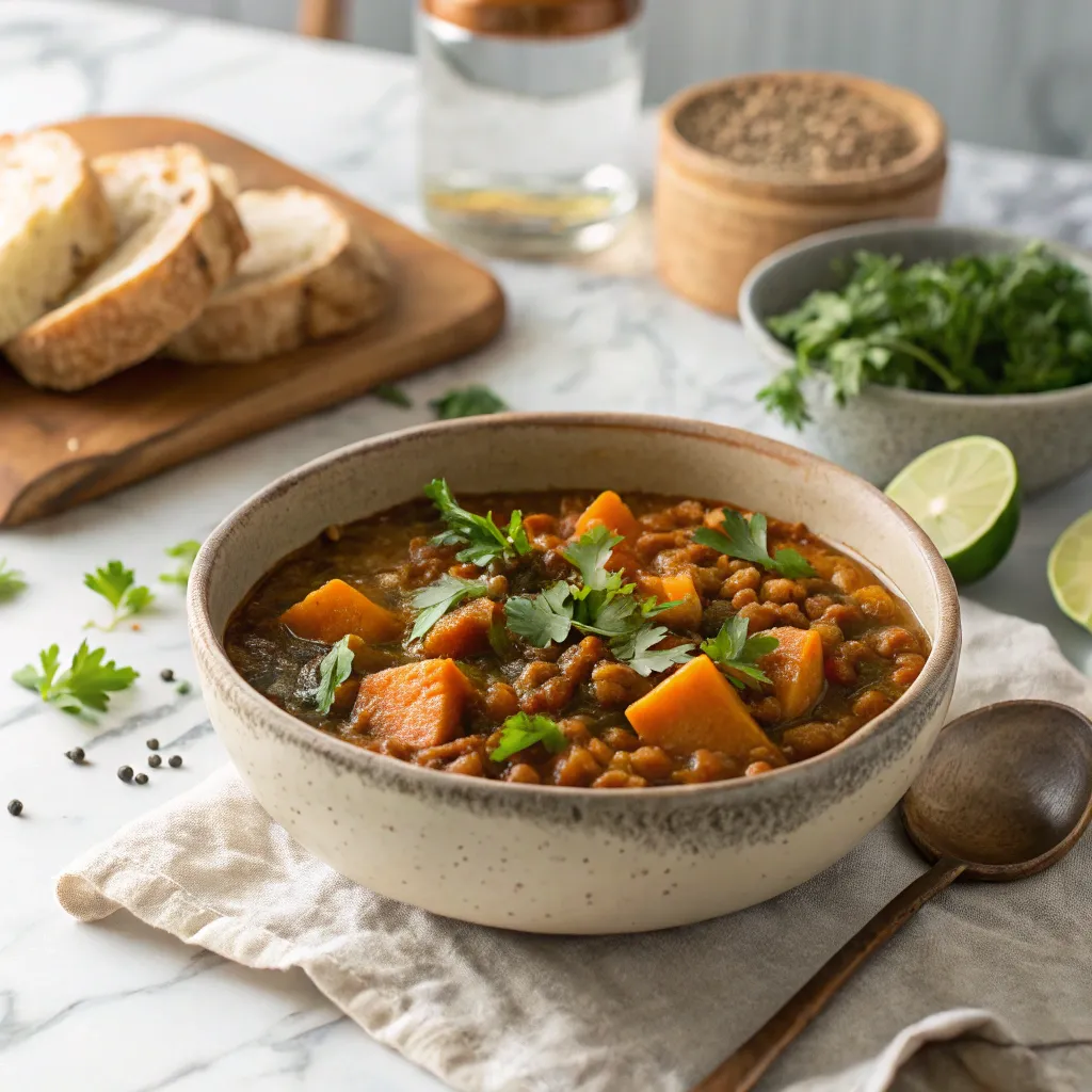 Meal 2: Lentil & Sweet Potato Stew